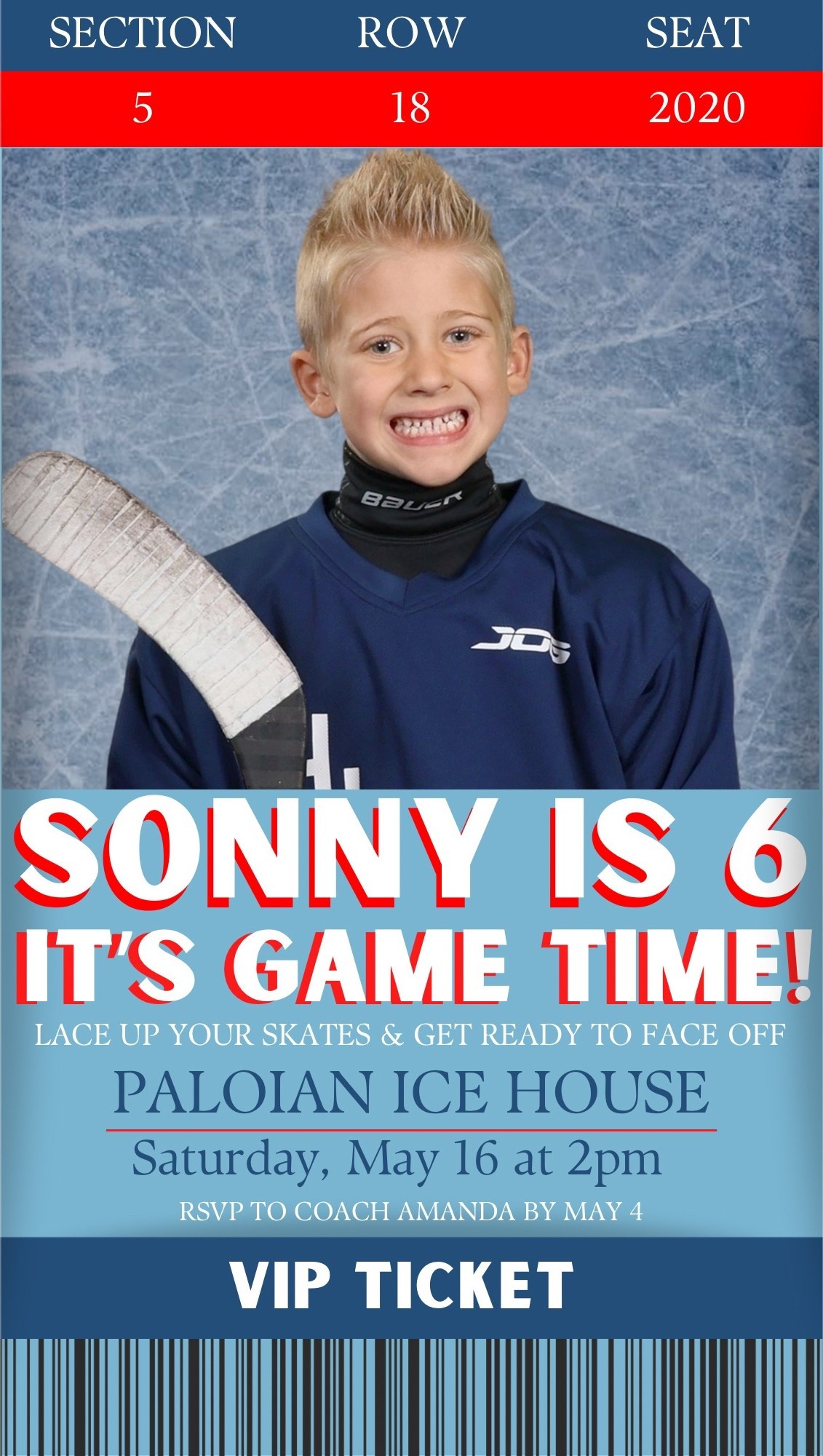 Hockey 🏒 Birthday 🏒Party