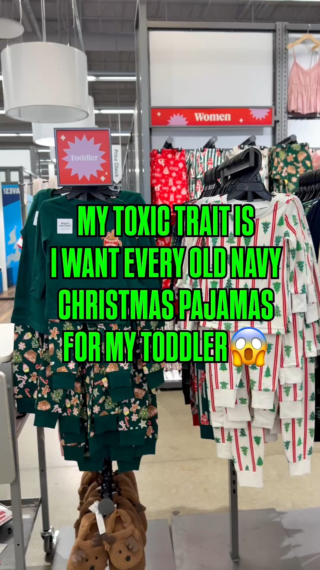 MY TOXIC TRAIT IS…

I WANT EVERY SINGLE OLD NAVY CHRISTMAS PAJAMA FOR MY TODDLER!!! 😱😂

Like… does she NEED 20 different Christmas pajamas?! Absolutely not.
Am I still getting them?! ABSOLUTELY YES!!! 😂

Old Navy really did NOT have to make them this cute!!!

#OldNavy #ChristmasPajamas #ToddlerChristmasPajamas #ChristmasPajamas2026 #ToddlerStyle ChristmasShopping HolidayShopping OldNavyChristmas MomLife ShoppingWithPriiincesss LTKCreator
