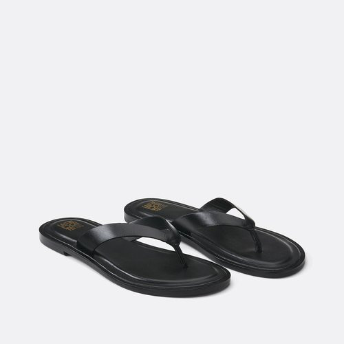 Flat Toe Post Mules | La Redoute (UK)
