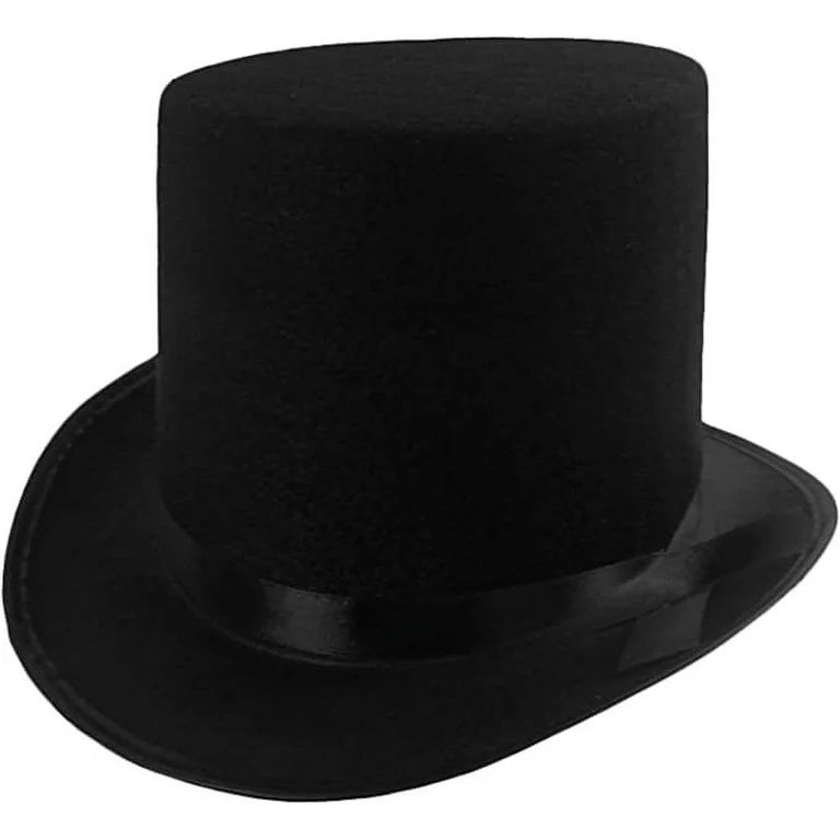 Funny Party Hats Unisex Black Victorian Top Hat, Costume Accessory, One Size Fits Most Men and Wo... | Walmart (US)