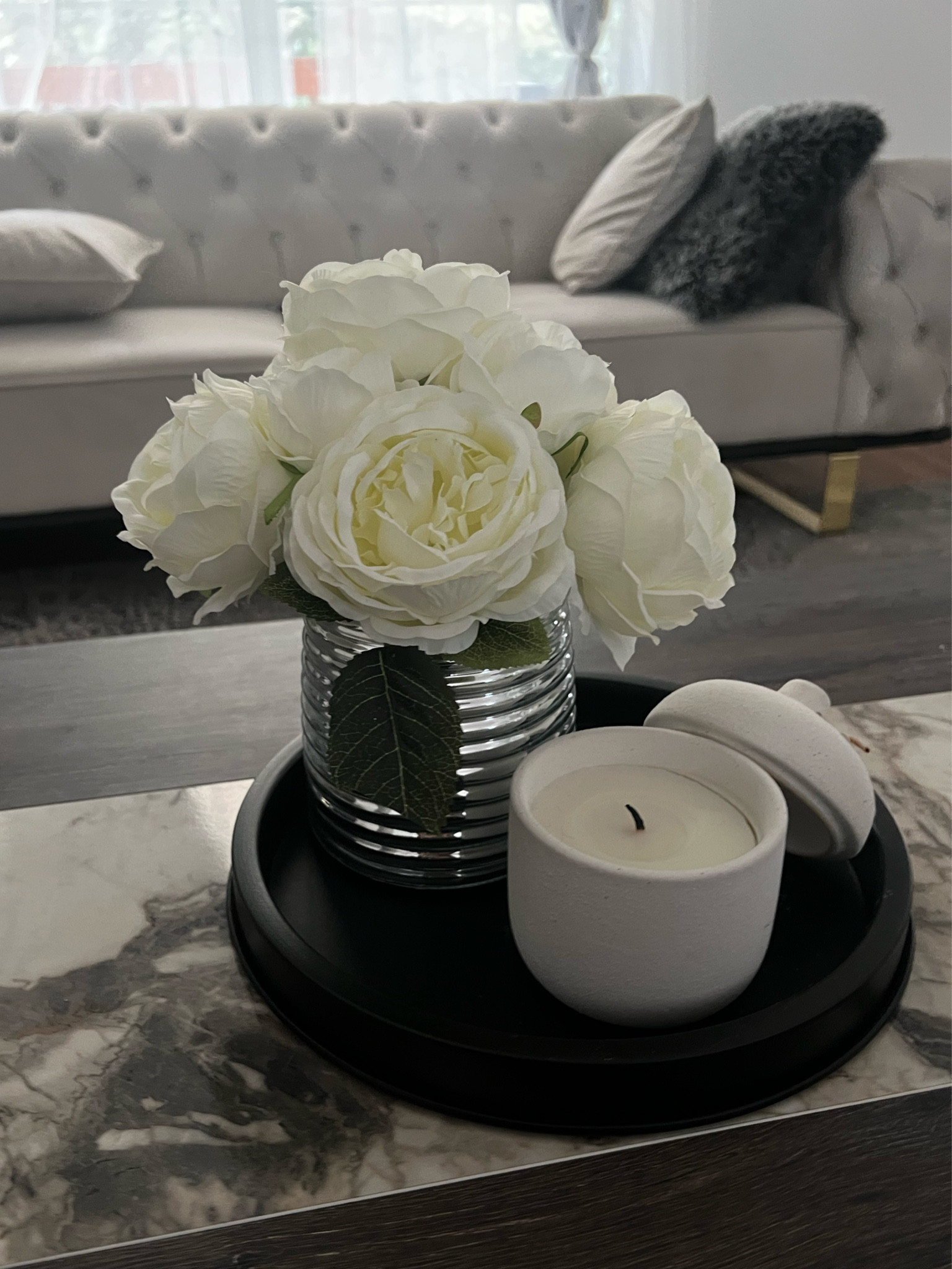 This decorative tray is the perfect center piece for my coffee table. I love how clean and minimal it looks

#LTKCyberweek #LTKhome #LTKGiftGuide