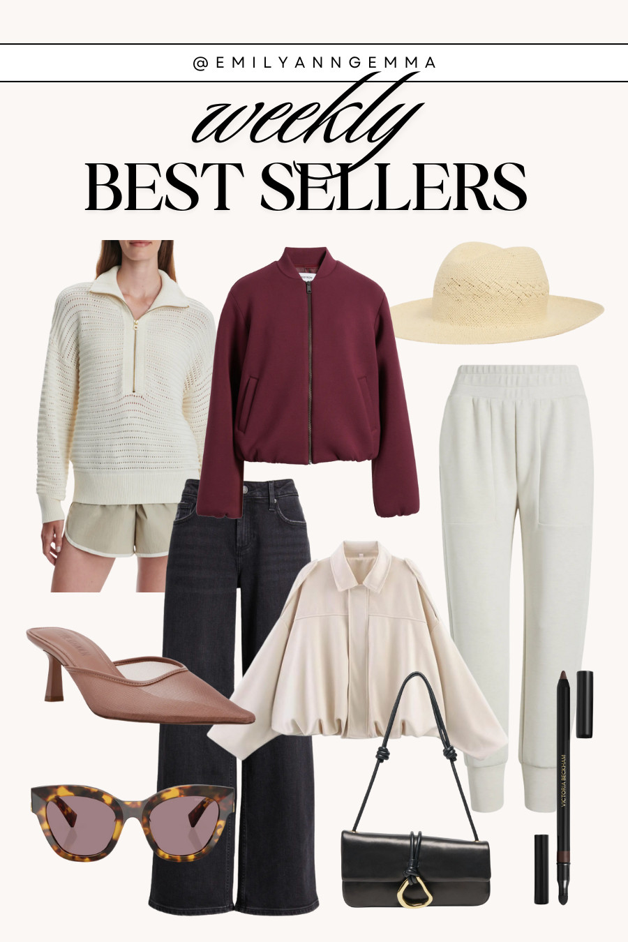 Weekly best sellers! Most loved Nordstrom Anniversary Sale & Amazon Prime Day finds.

Eyeliner, Varley sweatshirt, bomber jacket, black baggy jeans, joggers, raffia sun hat, mesh kitten heels, Miu miu sunglasses, Dolce Vita bag, and more! 

 #LTKSaleAlert #LTKFindsUnder100 #LTKStyleTip