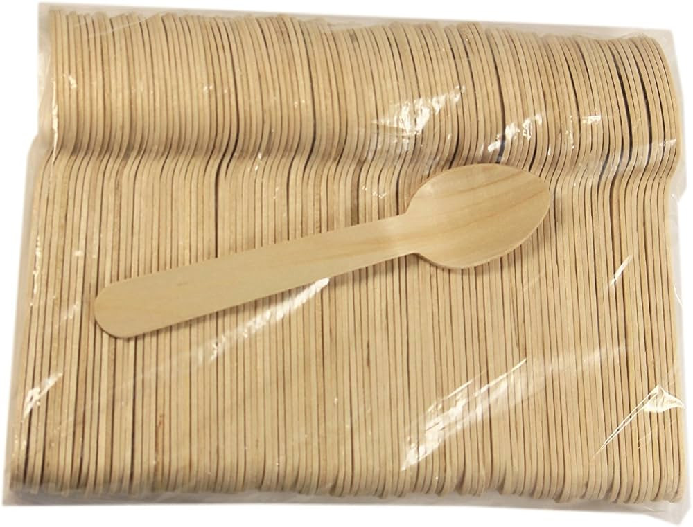 Perfect Stix 6.25" Wooden Cutlery Spoons- Pack of 250ct,Light Brown | Amazon (US)
