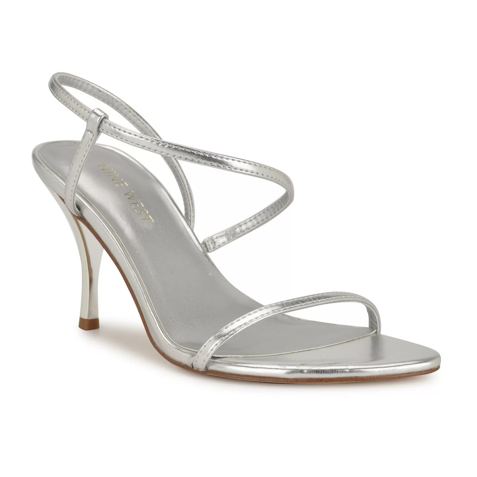 Nine West Cakely Women's Slip-On Almond Toe Heeled Dress Sandals | Kohl's