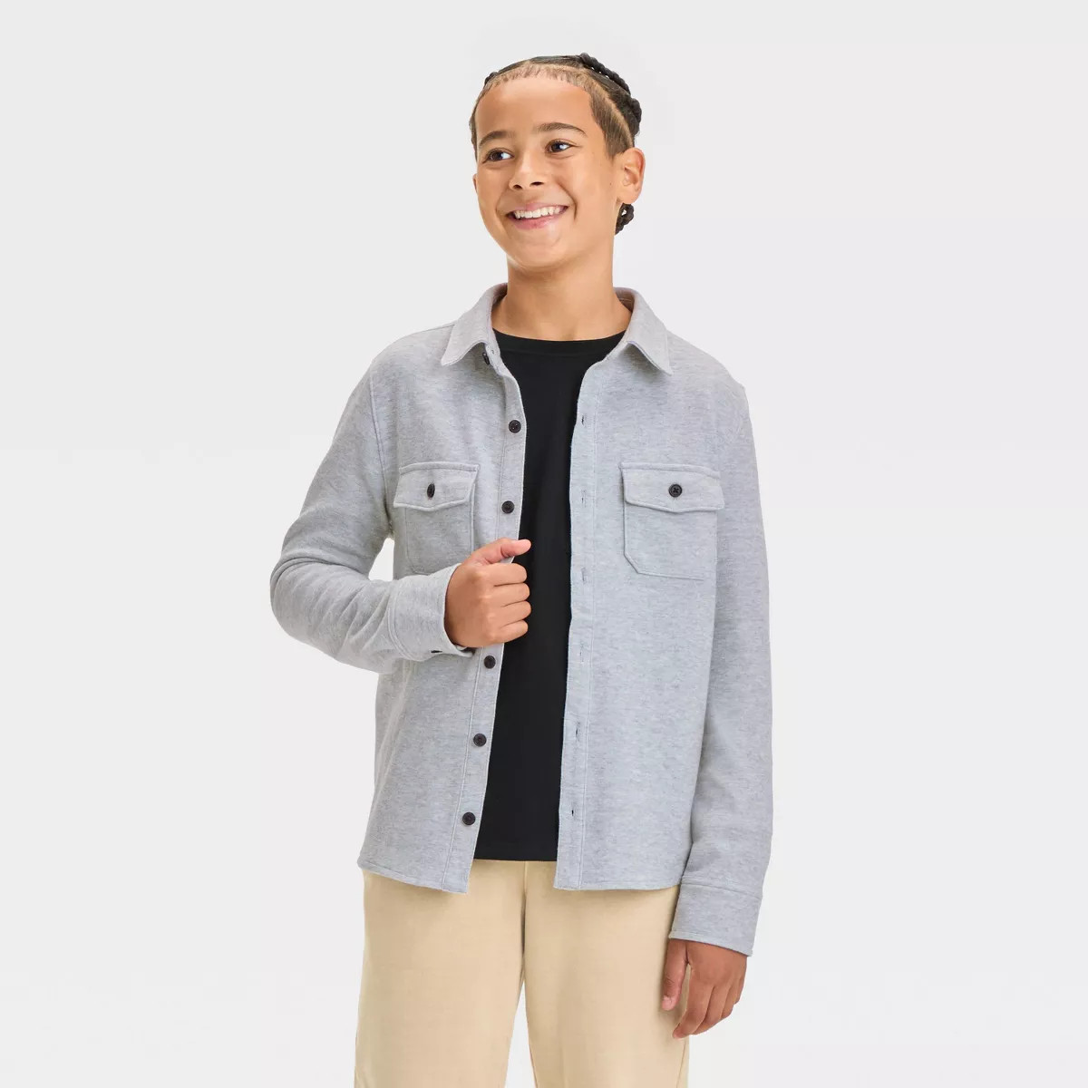 Boys' Knit Shirt Jacket - art class™ | Target