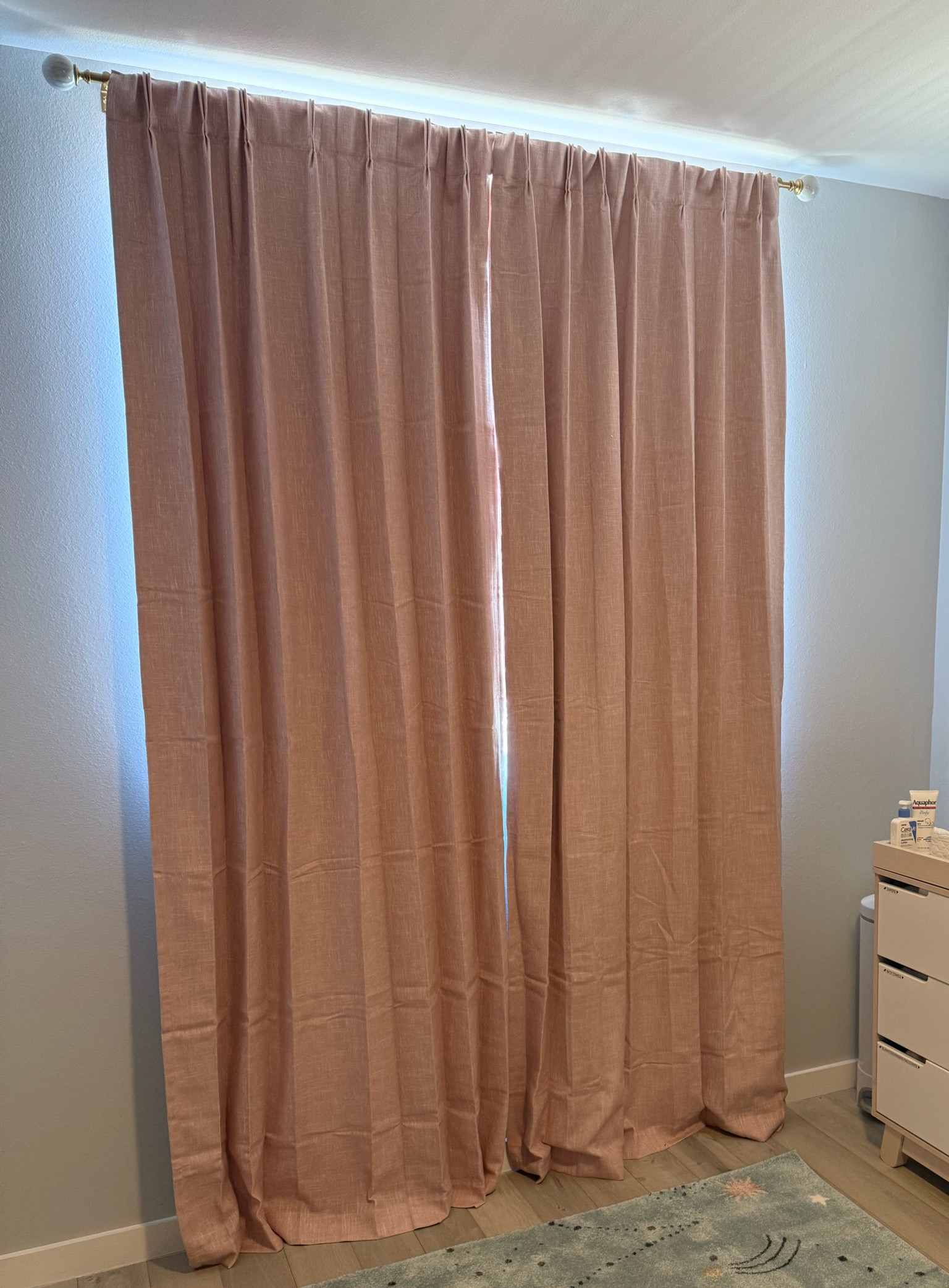 These curtains are the perfect addition to our nursery. They are under $100 on Amazon and amazing quality. 

(I still have to steam them, but they are gorgeous haha.)

#LTKHome #LTKFindsUnder100 #LTKBump