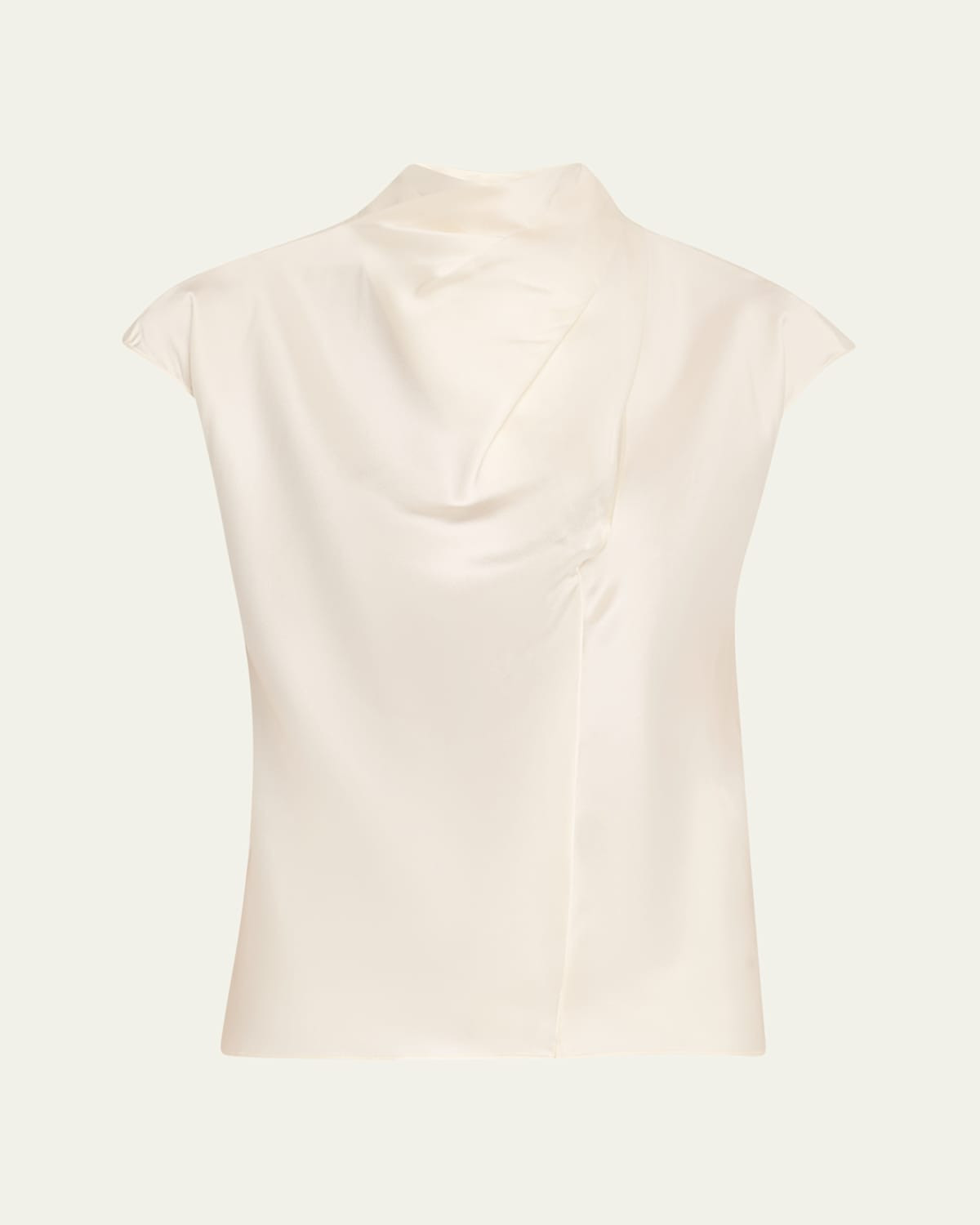 Leilany Draped Silk Top | Bergdorf Goodman