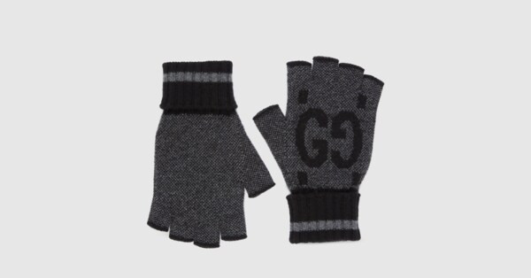 Gucci GG cashmere fingerless gloves | Gucci (US)