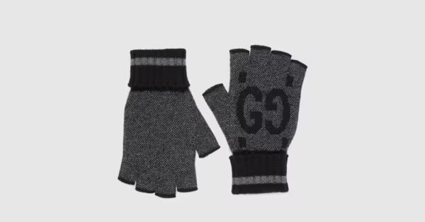 Gucci GG cashmere fingerless gloves | Gucci (US)