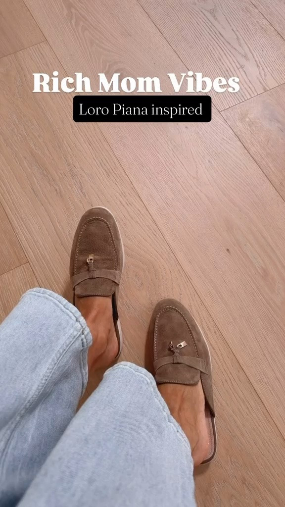 Rich mom vibes 
Loro piana inspired mule that I’m loving it so much