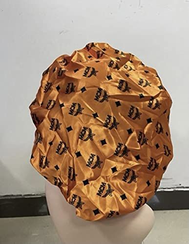 Generic Silky Satin Luxury Designer inspired women’s bonnet (MC Orange), One Size | Amazon (US)
