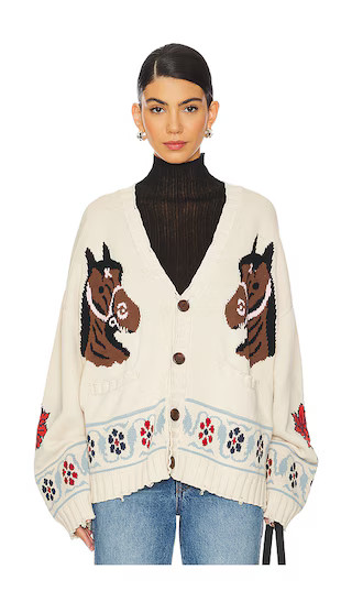x REVOLVE Horse Cardigan in Multi | Revolve Clothing (Global)