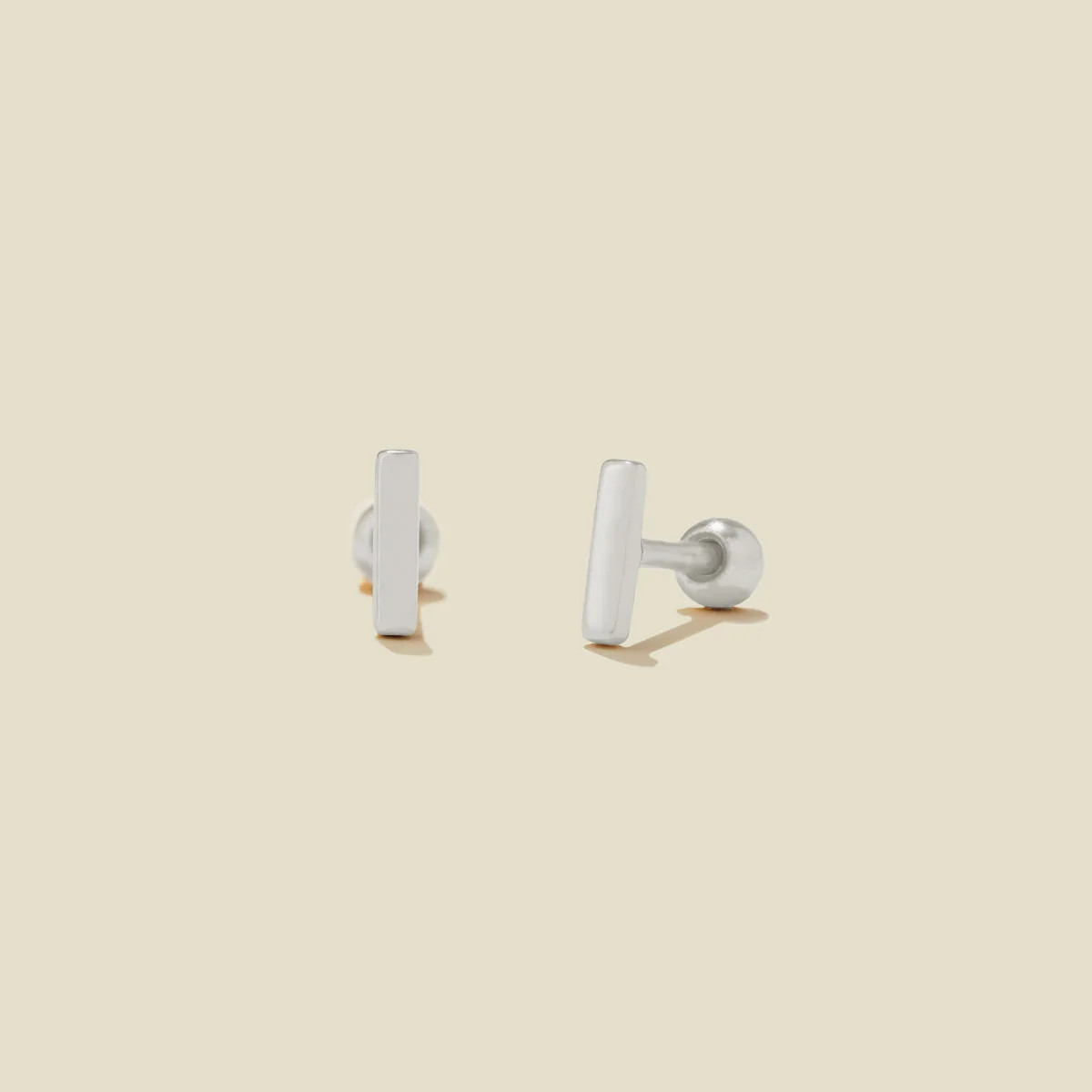 Mini Bar Stud Earrings | Made By Mary | Made By Mary