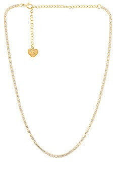 BRACHA Sienna Tennis Necklace in Gold from Revolve.com | Revolve Clothing (Global)