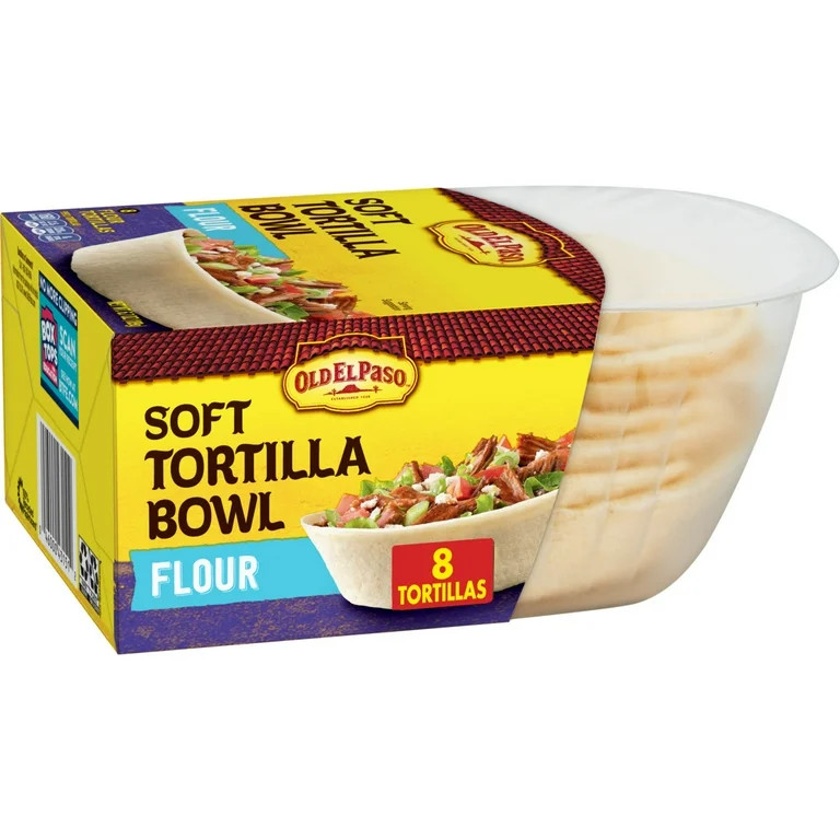 Old El Paso Soft Tortilla Bowls, Flour, 8 Count., 6.7 oz. | Walmart (US)