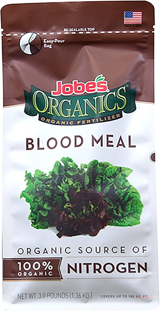 Jobe's Organics Granular Blood Meal Fertilizer, Excellent Source of Nitrogen for Spinach, Broccol... | Amazon (US)