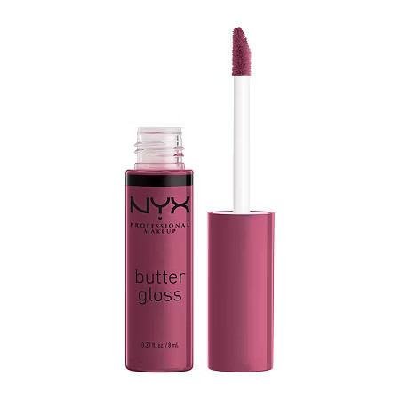 NYX Professional Makeup Butter Gloss Non-Sticky Lip Gloss, One Size, Pink | JCPenney