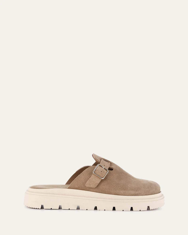 ANGELO CASUAL FLATS TAUPE SUEDE | Jo Mercer (AU)