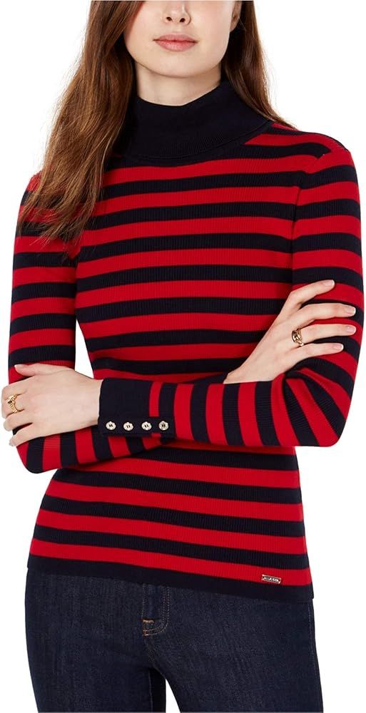Tommy Hilfiger Womens Striped Pullover Sweater | Amazon (US)