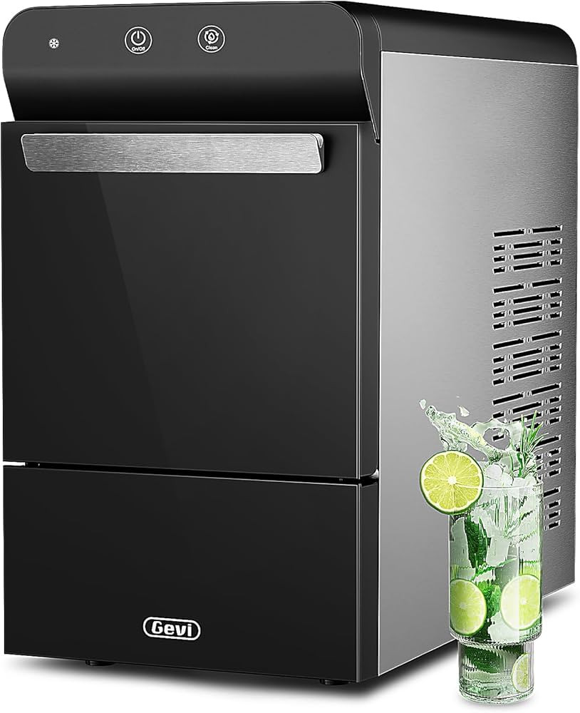 Gevi Household V2.0 Countertop Nugget Ice Maker | Self-Cleaning Pellet Ice Machine | Open and Pou... | Amazon (US)