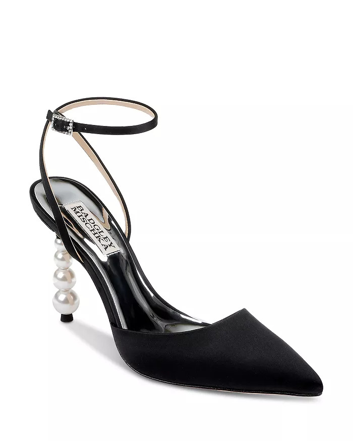 Women's Indie Faux Pearl Heel Pointed Toe Pumps | Bloomingdale's (US)