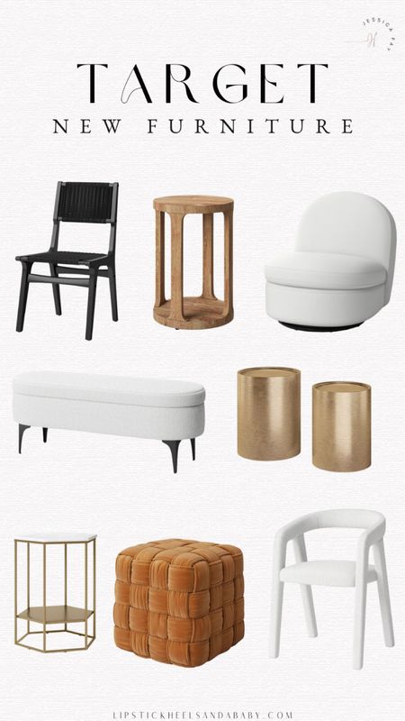 Target new furniture, accent chair, coffee table, pouf, side table, console table 

#LTKHome