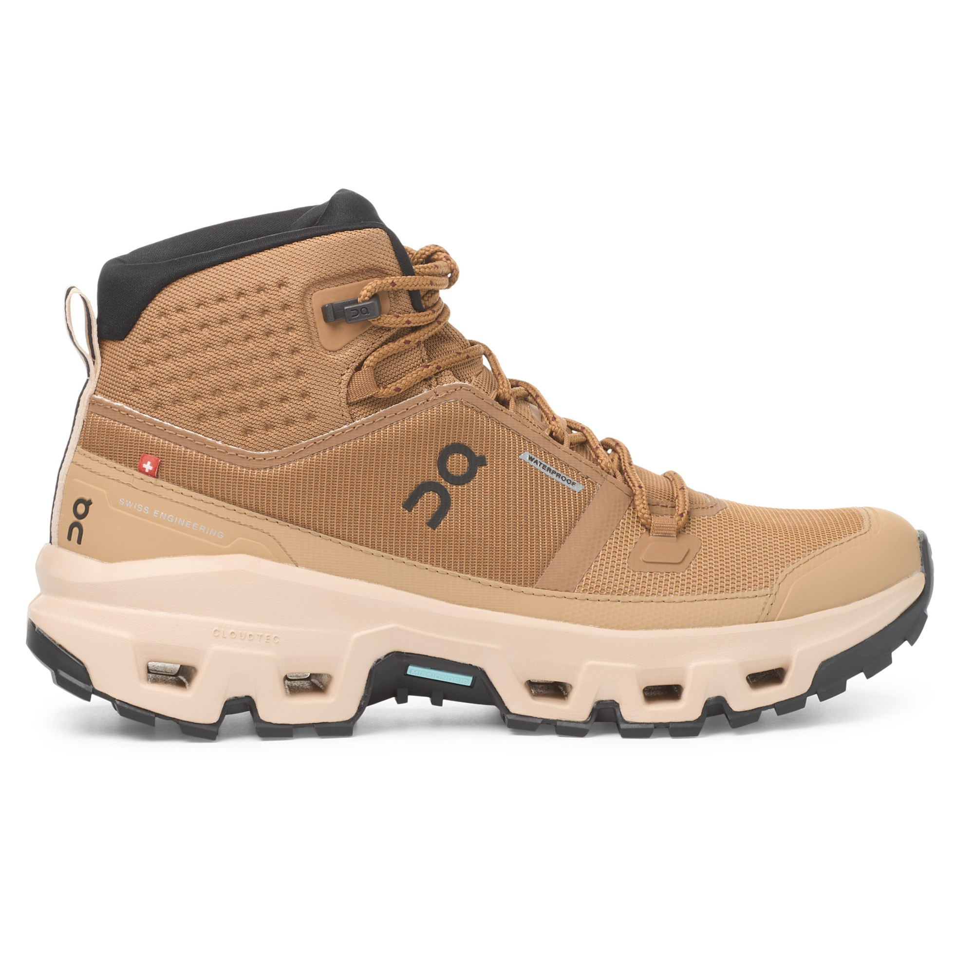 On Women's Cloudrock Mid Waterproof Hiking Boots  Khaki 10.5 | REI