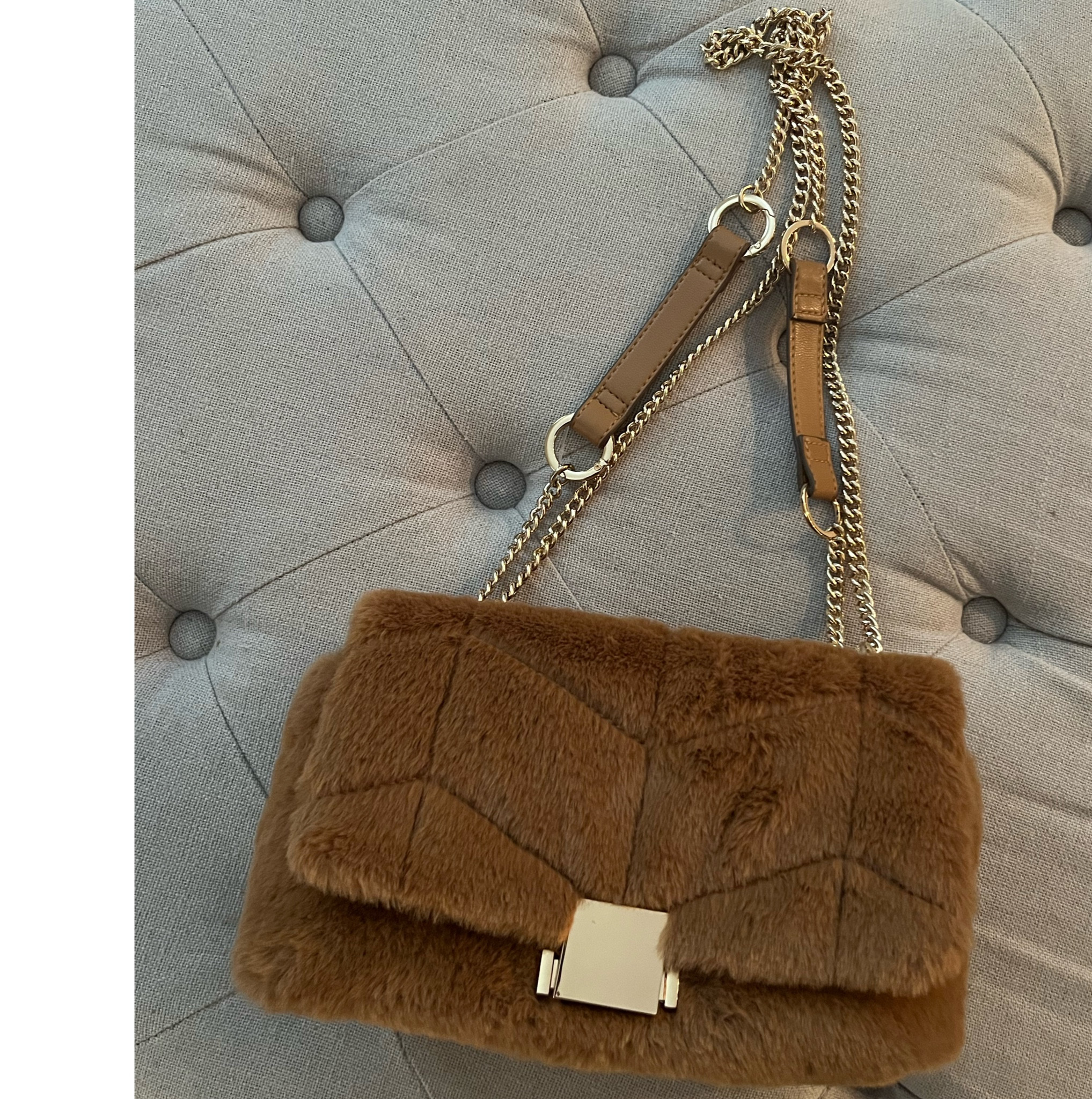 The furriest, little accessory.  Love a Target find under $30