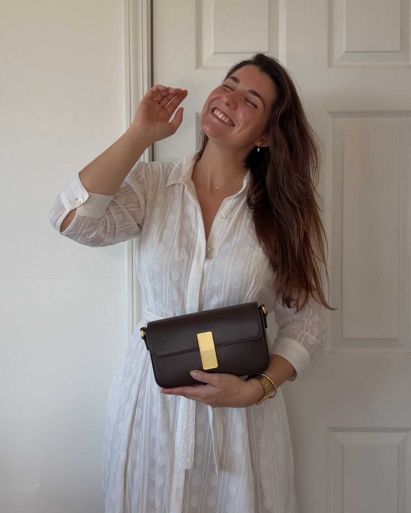 A few recent looks with the new Monceau Baguette by the French brand Ateliers Auguste 🤎 A beautifully structured bag that’s quickly become one of my favorite additions to my wardrobe! 

✨ Discover a closer look at the Monceau Baguette, the story behind Ateliers Auguste, and how I plan to style this chocolate brown shade throughout the seasons, now live on maevawithamour.com

🤎 Love this bag & these outfits? Comment SHOP to receive the link, or head to the link in bio to explore the full edit and more! 

With Amour, M.

Some pieces featured in this post were kindly gifted ✨

#frenchstyle #parisianstyle #handbag #purse #ateliersauguste 

#LTKTravel #LTKdayinmylife #LTKootd