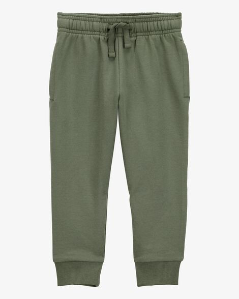 Toddler Boy Pull-On Drawstring Joggers - Green | Carter's Inc