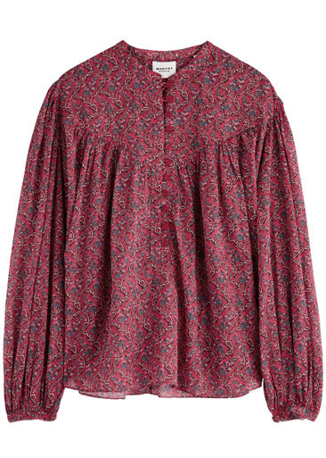 Salika floral-print cotton blouse | Harvey Nichols