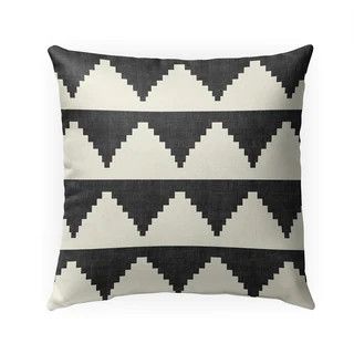 LASH BLACK AND WHITE Indoor|Outdoor Pillow By Kavka Designs - 18X18 | Bed Bath & Beyond