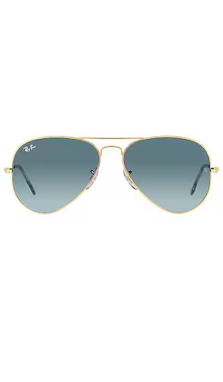 Large Aviator in Gold | Revolve Clothing (Global)