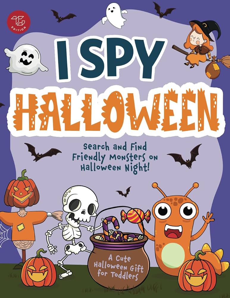 I Spy Halloween: Search and Find Friendly Monsters on Halloween Night! A Cute Halloween Gift for ... | Amazon (US)