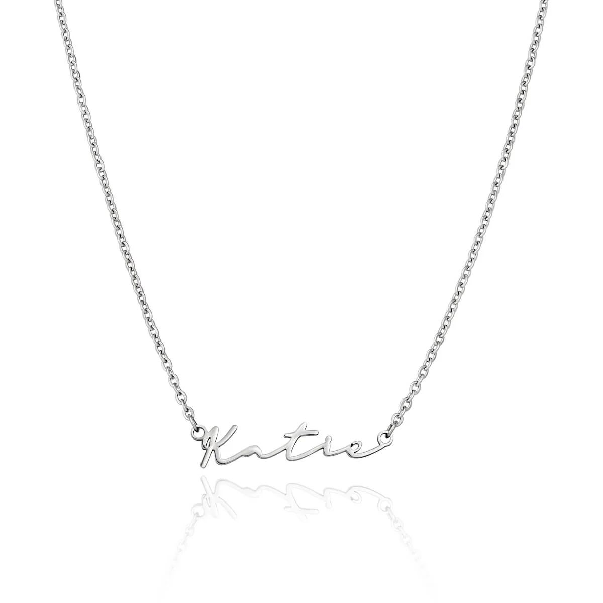 Signature Name Necklace (Silver) | Abbott Lyon