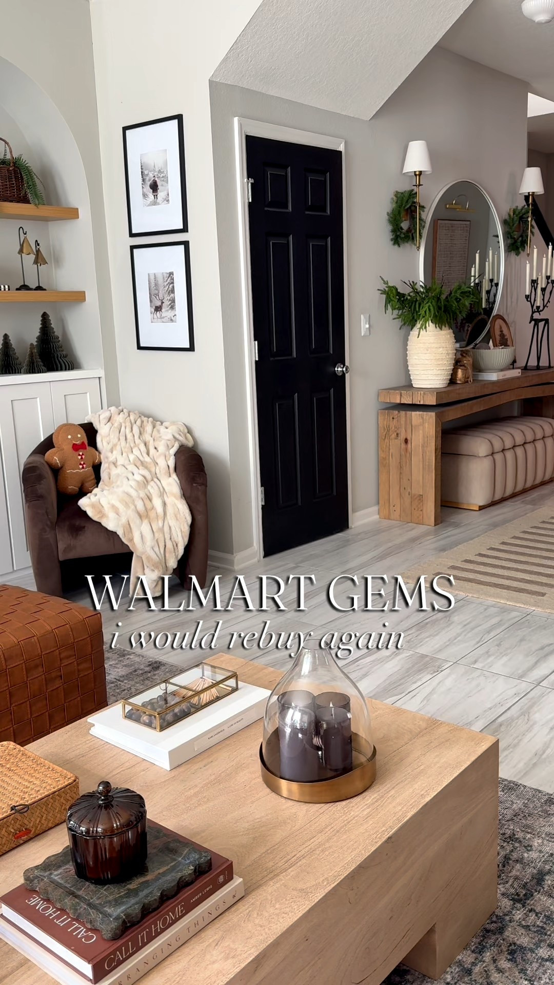 Walmart home favorites I would rebuy again 😍 love this new console table!! 

Walmart home finds, affordable home finds, designer inspired home finds 

#LTKHoliday #LTKHome #LTKSeasonal