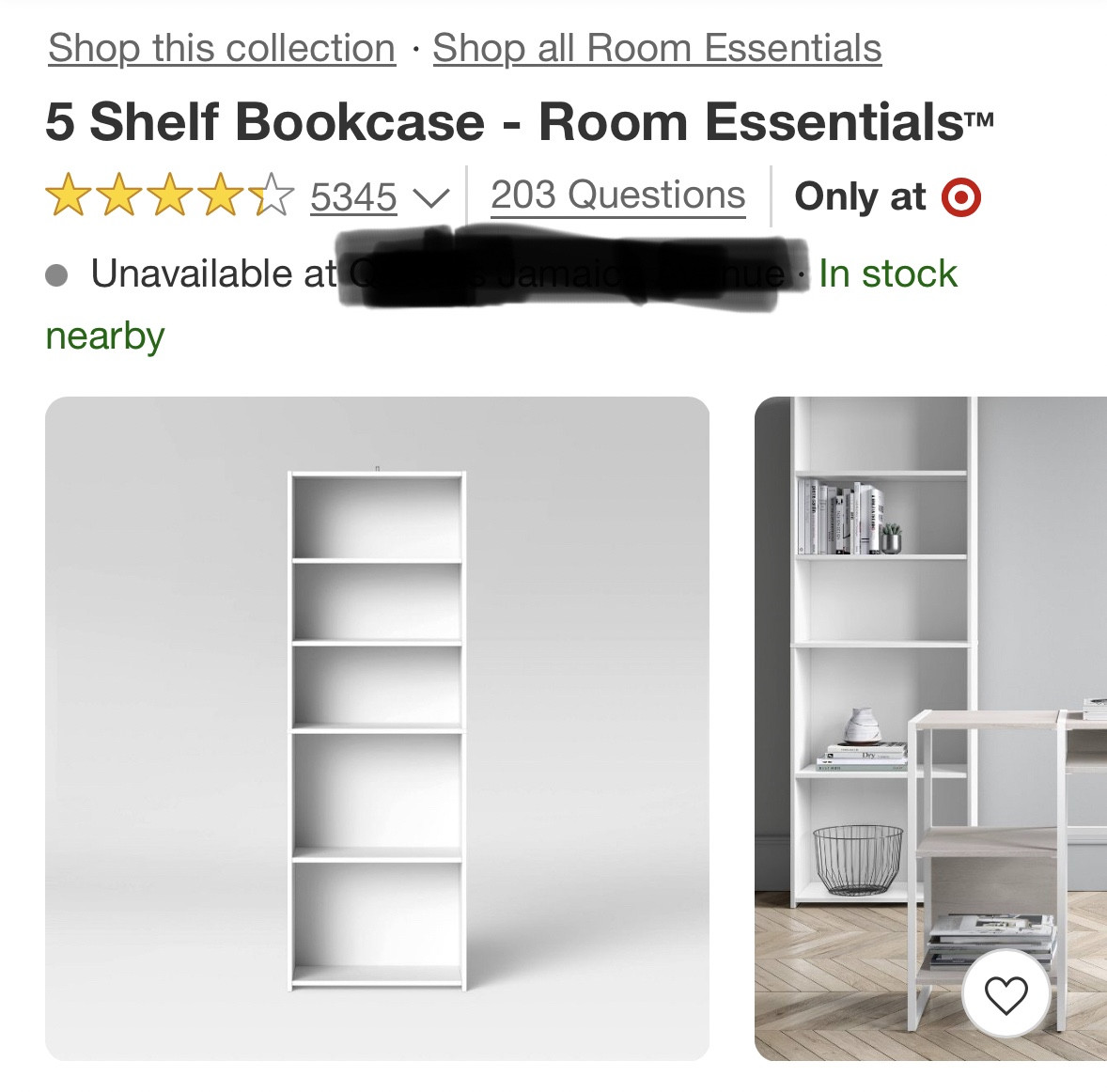 5 Shelf Bookcase from  Room Essential I turned into a sneaker wall with wheels.

#LTKfindsunder50 #LTKhome #LTKfindsunder100