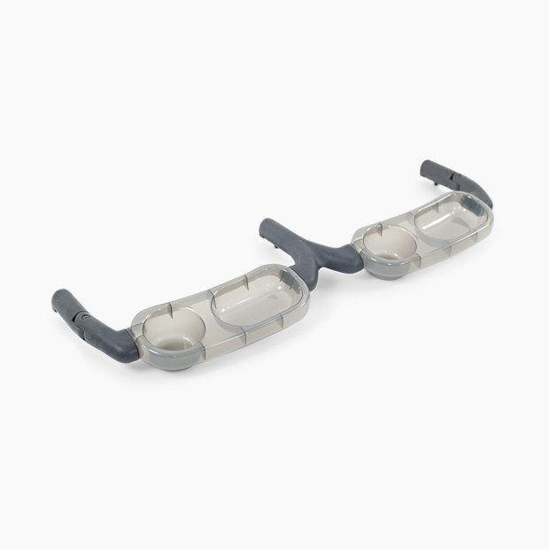 Zoe Twinᵛ² Double Snack Tray in Grey | Babylist