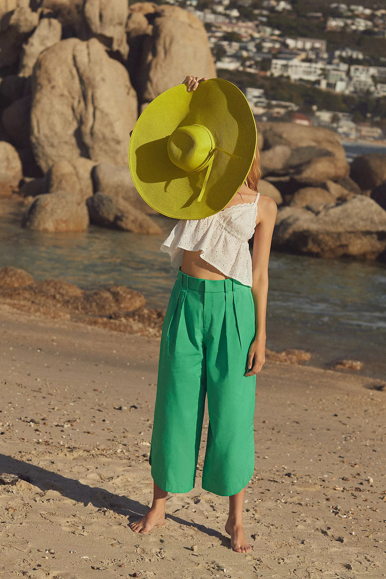 Mare Mare Curved-Hem Chino Pants | Anthropologie (US)