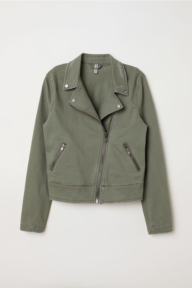 Twill Biker Jacket | H&M (US + CA)