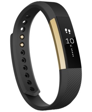 Fitbit Alta Black/Gold Activity Tracker | Macys (US)