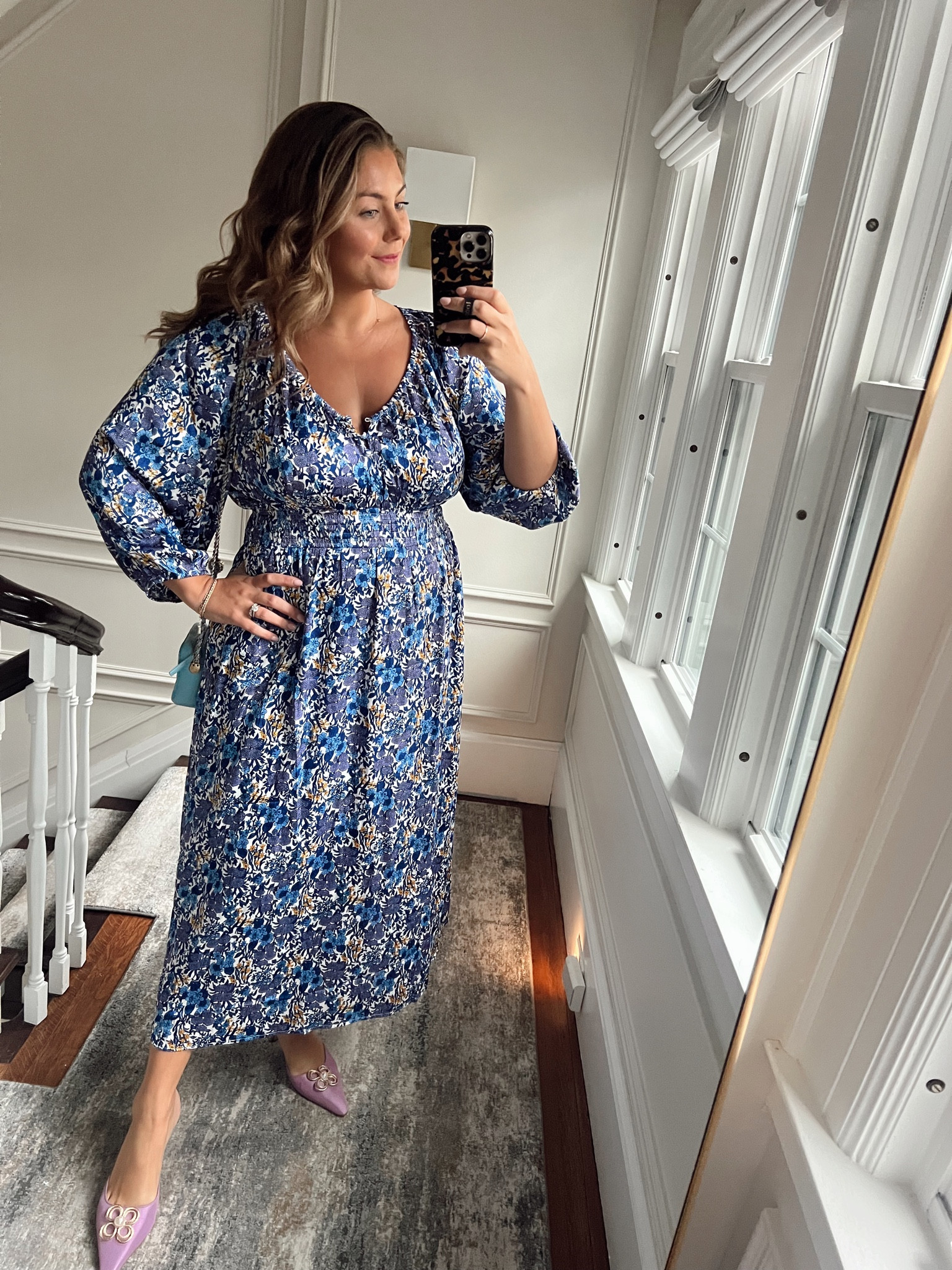 Wearing XL in bra friendly, nursing friendly dress that has pockets 

#LTKstyletip #LTKshoecrush #LTKcurves