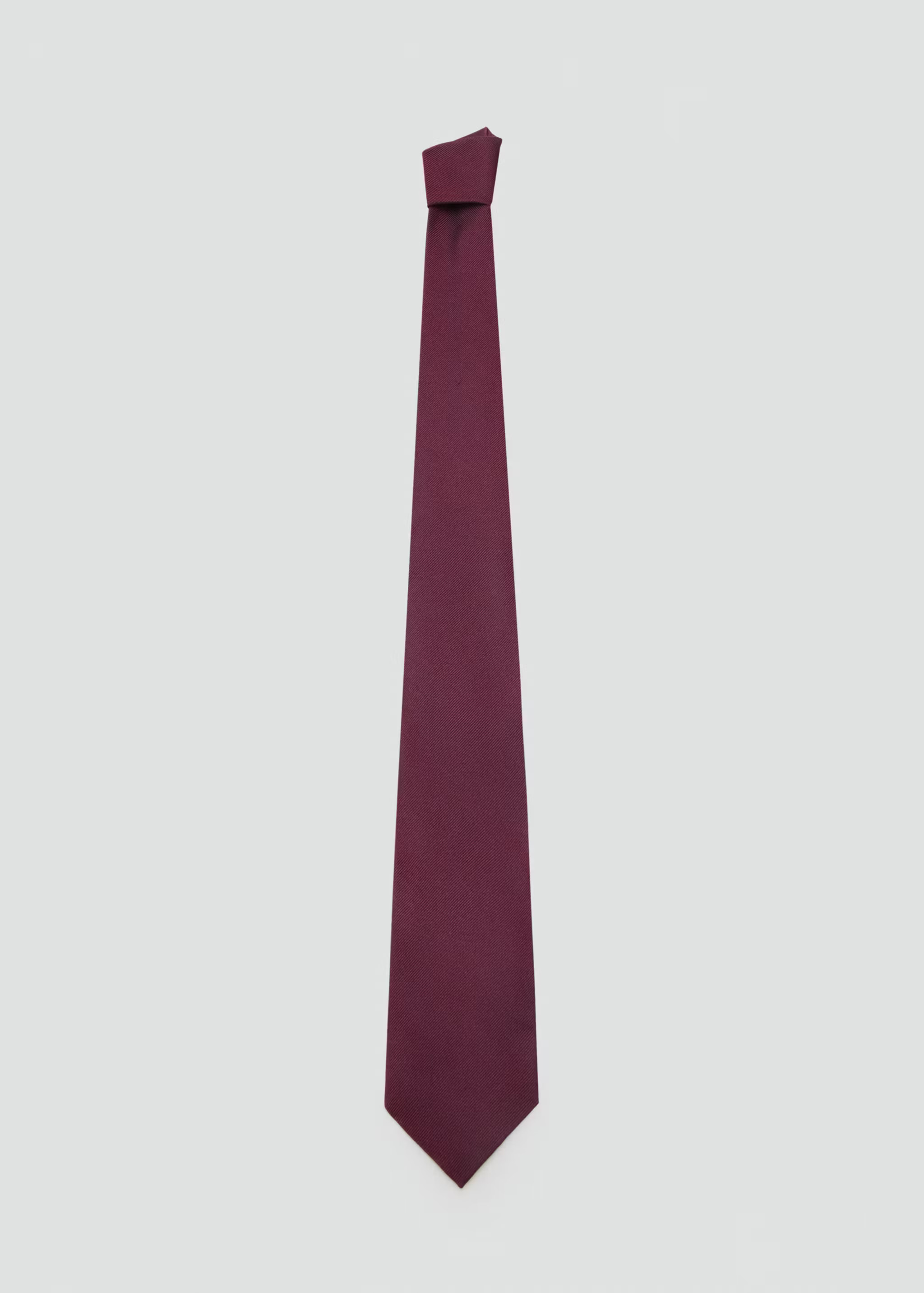 Plain silk tie | Mango (US/MX/AU)