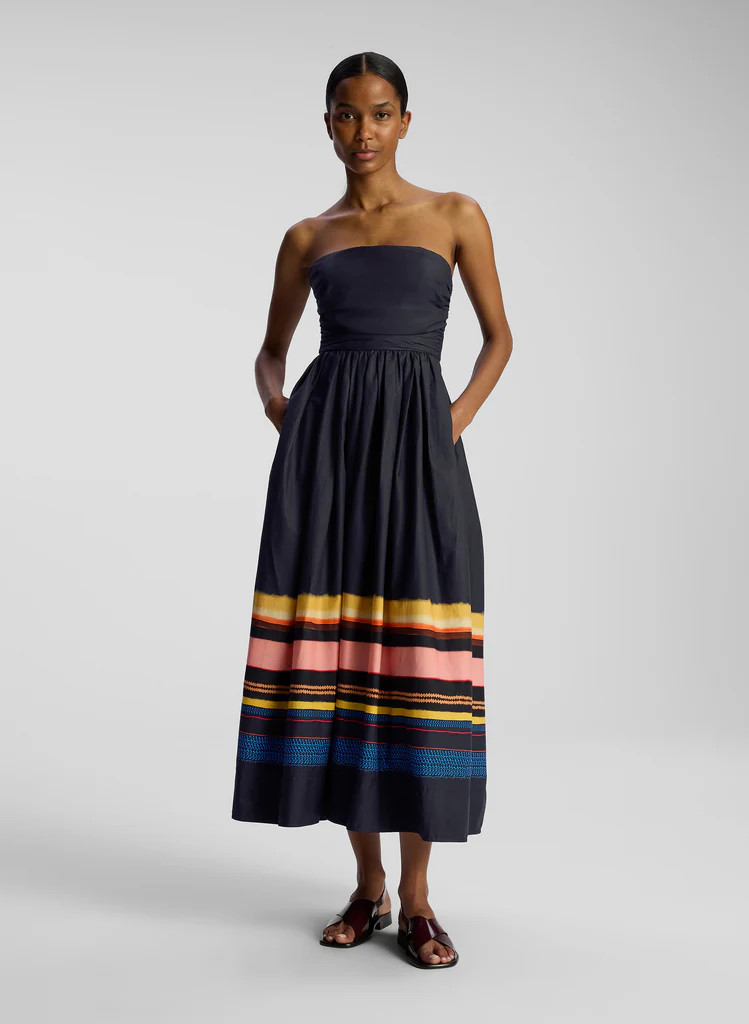 Tate Strapless Midi Dress | A.L.C