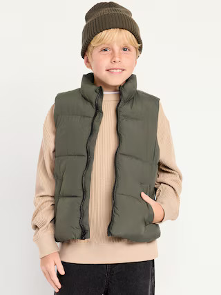 Water-Resistant Quilted Puffer Vest for Boys | Old Navy (US)