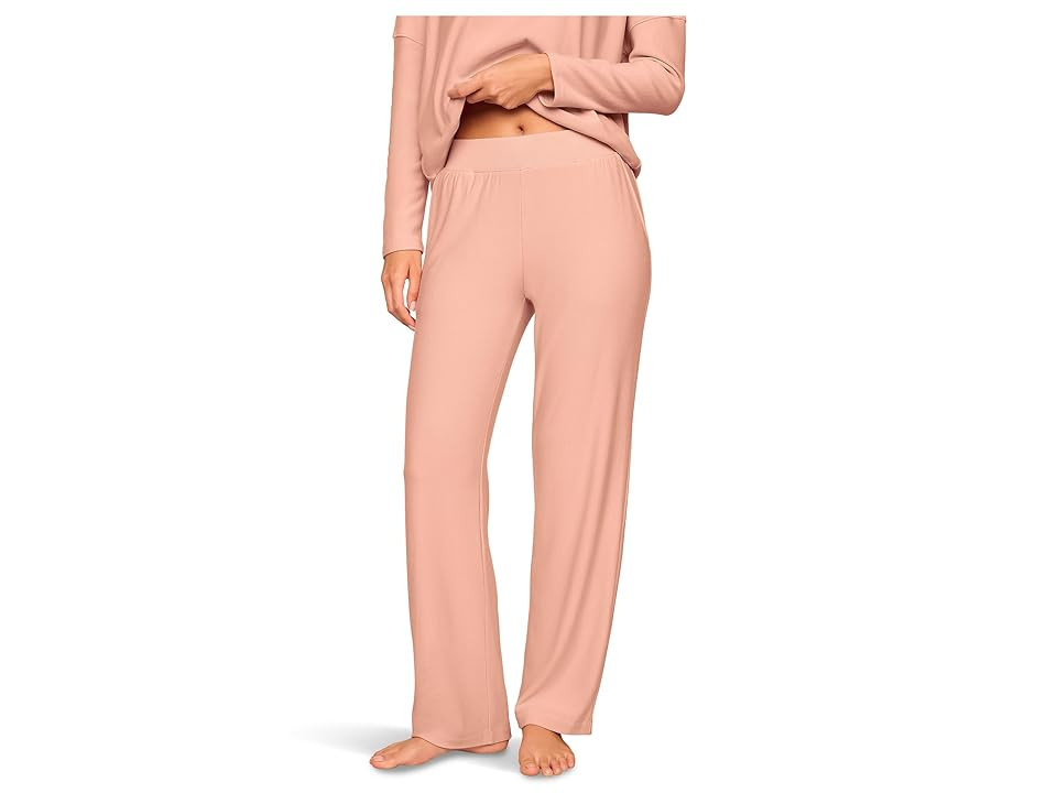Eberjey Softest Sweats Straight Pants Women's Clothing Velvet Pink : SM, Elastane/Modal | Zappos