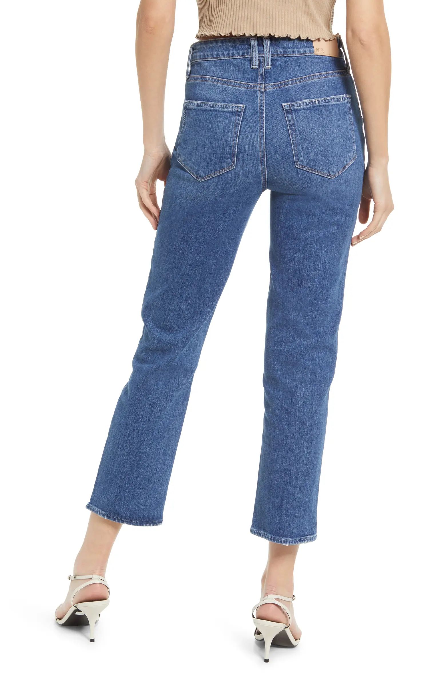 PAIGE Stella Straight Leg Crop Jeans | Nordstrom | Nordstrom