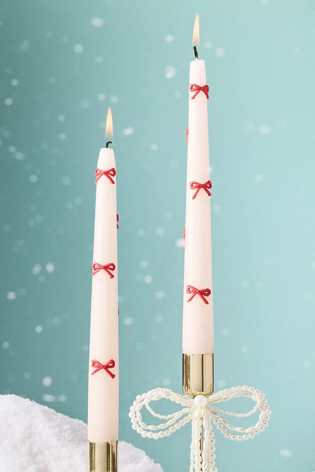 Icon Holiday Taper Candles, Set of 2 | Anthropologie (US)
