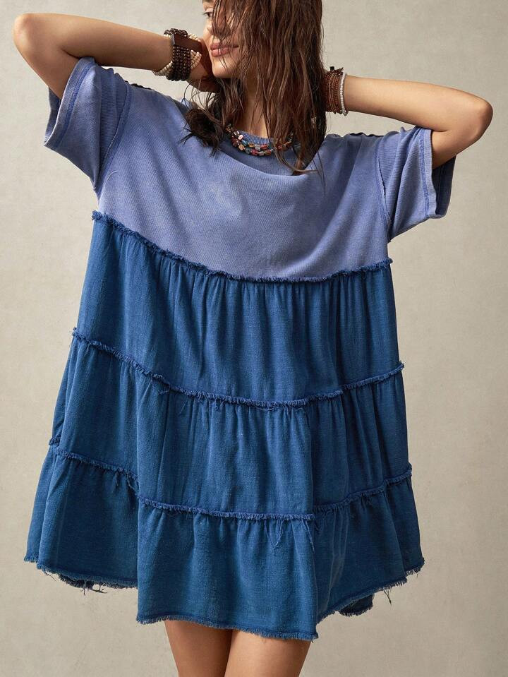 Babydoll Boho Dress | SHEIN