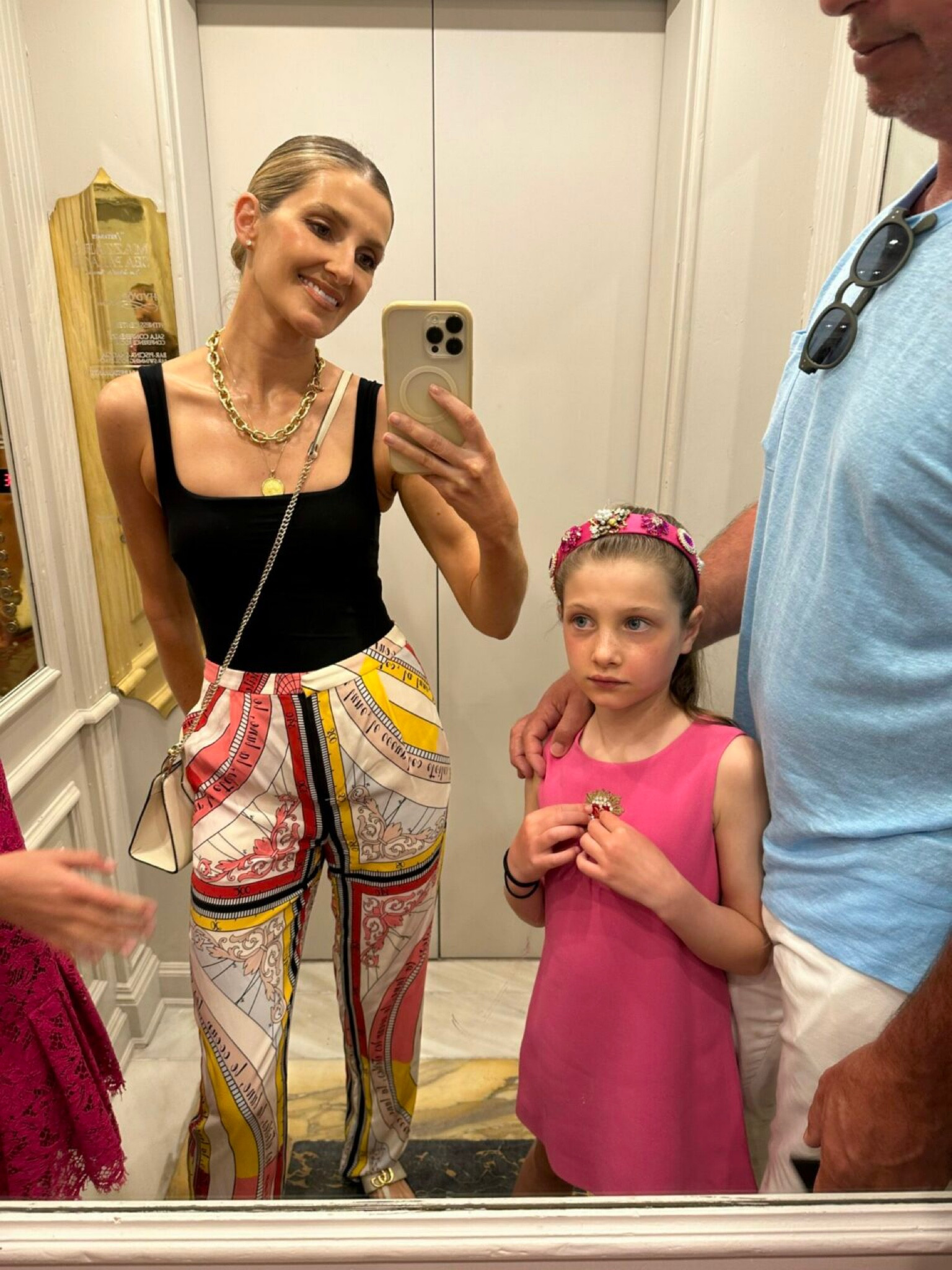 Perfect outfit for beach to the bar 😇 Shop my exact black one piece, patterned pants below and bag below!

#LTKtravel #LTKaustralia #LTKswim